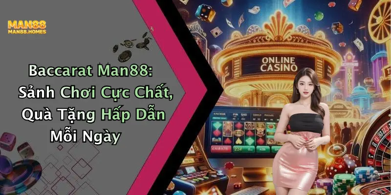 Baccarat Man88: Sảnh Chơi Cực Chất, Quà Tặng Hấp Dẫn Mỗi Ngày