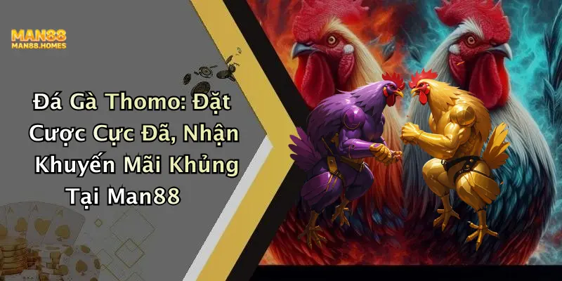 Đá Gà Thomo: Đặt Cược Cực Đã, Nhận Khuyến Mãi Khủng Tại Man88