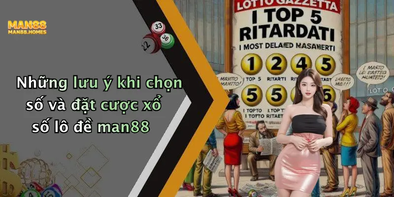Những lưu ý khi chọn số và đặt cược xổ số lô đề man88